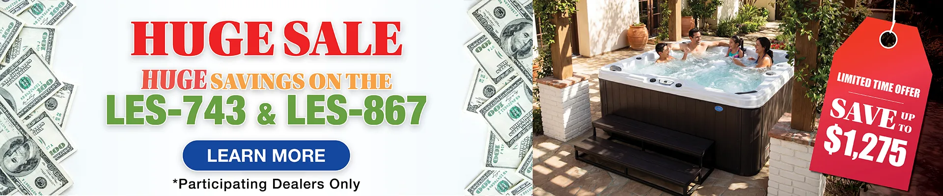 Calspas hot tub being used in a family setting - Virginia Beach